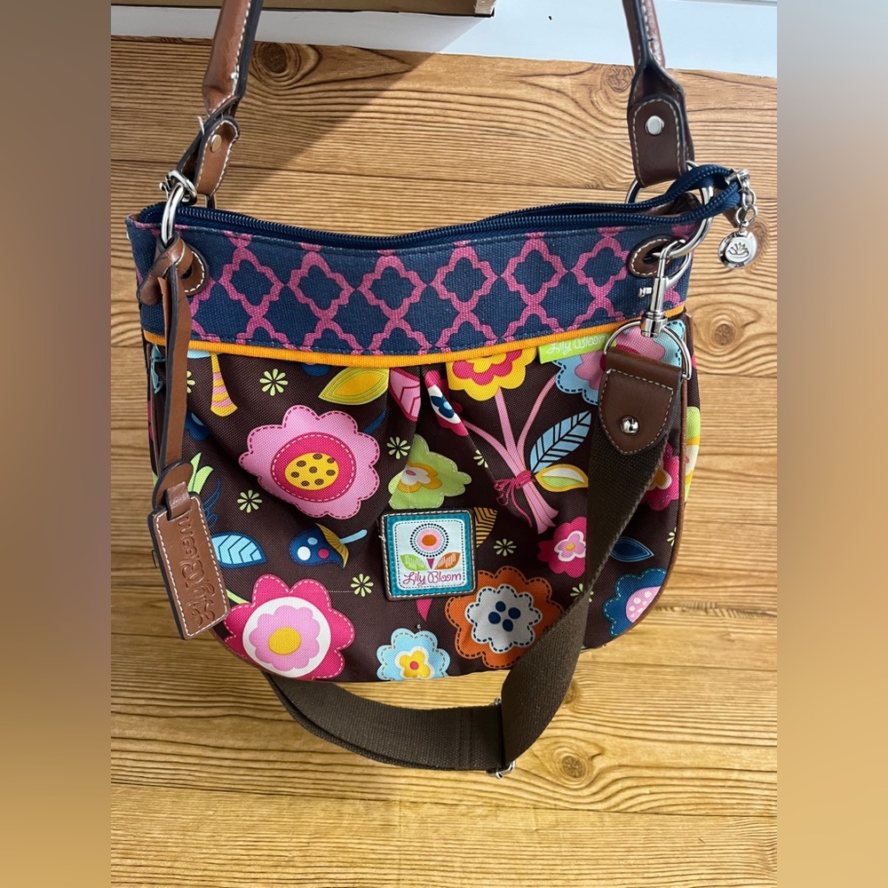 Lily Bloom Crossbody - Floral Design Perfect Condition